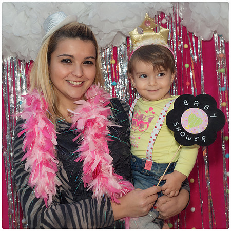 mère et fille photo booth session