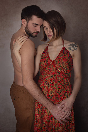 séance maternité en studio, thionville